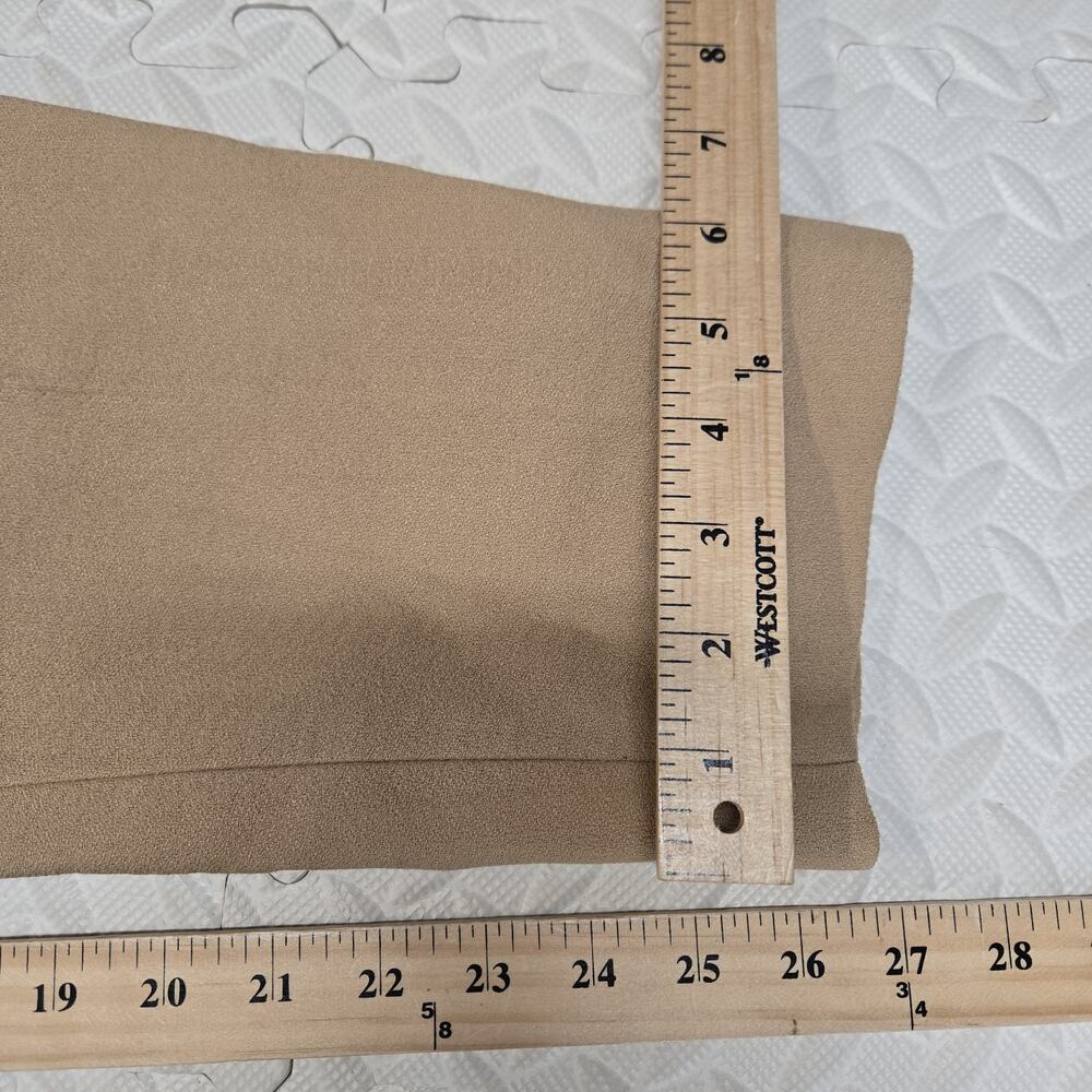 3.1 Phillip Lim Pleated Dress Pants Womens 2 XS Camel Tan High Rise Tapered Leg - Picture 12 of 12